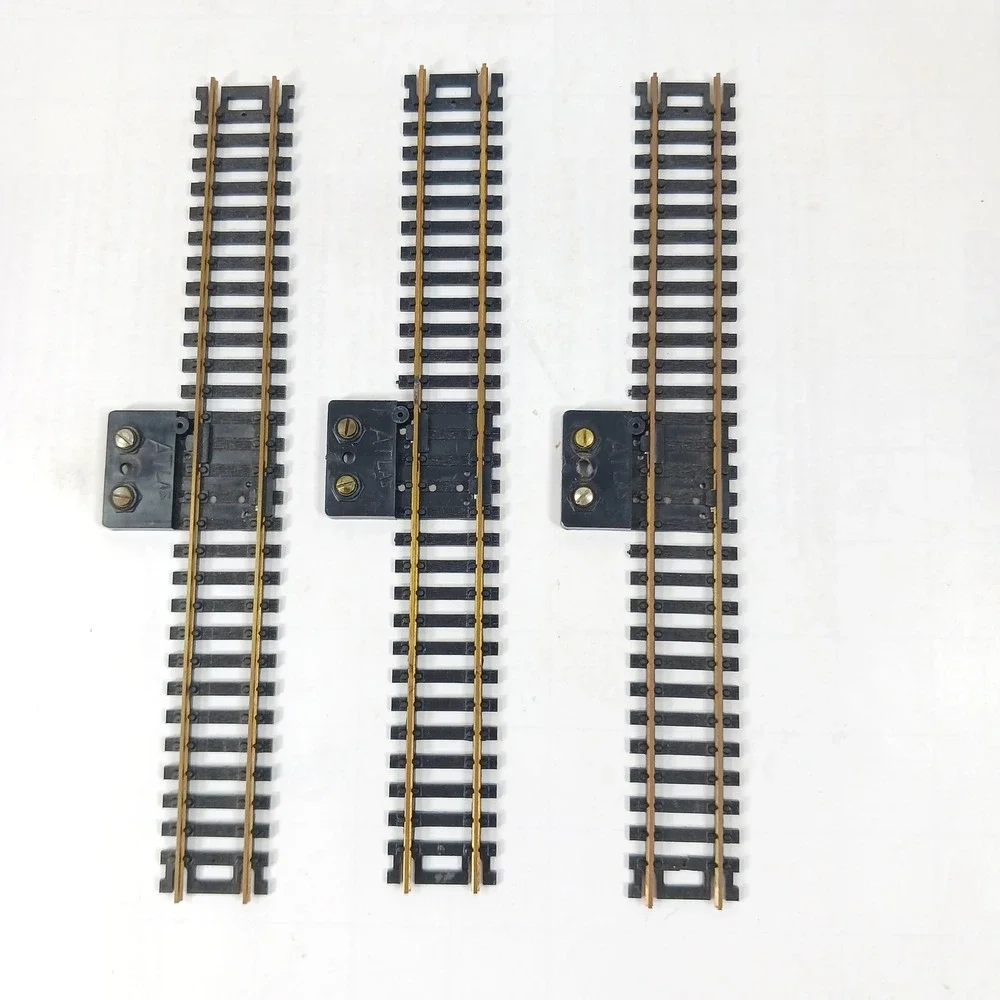 Atlas HO Scale Terminal Track 9 Inch Straight Brass Rail Lot of 3 Model Train